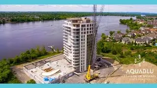 AQUABLU CONDO LAVAL | Aerial View (June 2016) Vue A&eacute;rienne