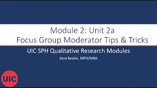 Tips and Tricks to Focus Group Moderation