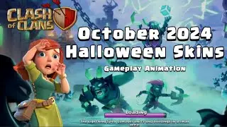 October 2024 Halloween Skins ● Clash of Clans #coc #clashofclans