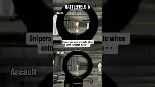 Snipers are more accurate when using the recon class in Battlefield 6