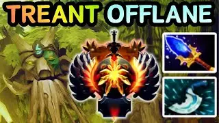 🔥 NEW PATCH 7.40 !!! TREANT PROTECTOR OFFLANE INSANE BUFF | DOTA 2 GAMEPLAY 🔥
