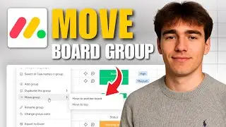 Как перемещать группы между досками на Monday.Com (Учебное пособие 2026)