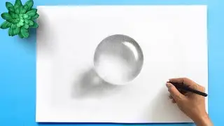Crystal Ball Drawing Easy in 2 minutes 🔮