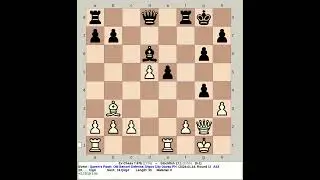 Ex Chess 7.97b vs Stockfish 17.1 | Queen's Pawn: Old Benoni Defense #chess