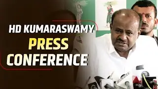 LIVE: Union Minister HD Kumaraswamy press briefing in Bengaluru I Karnataka I JDS I Congress