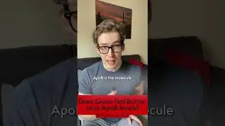 Does Grass Fed Butter raise ApoB Risk? #shorts