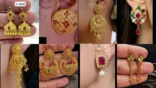 Latest gold earrings designs