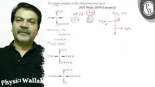 The major product of the following reaction is : |JEE Main - 2019 (...