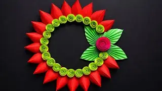 Easy and Beautiful Paper Wall Hanging | a4 Sheet Wall Decor | Paper Craft Decorations Easy 