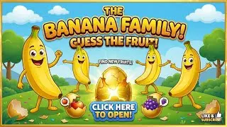 Surprise Eggs Fruit Guessing Game! 🍎 Learn Fruits for Kids
