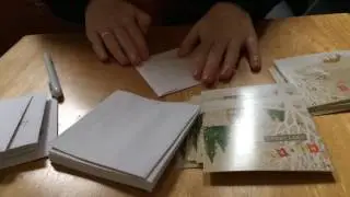 ASMR Christmas Card Writing Role Play Intoxicating Sounds Sleep Help Relaxation