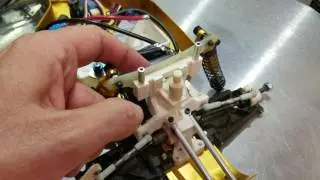 RC10M updates: rear chassis brace tubes and body and wing mount