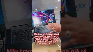 Affordable Dell Precision 7720 Workstation (Core i7 7820HQ, 8GB RAM, 256GB HDD, Pro WX 7100 8GB G...
