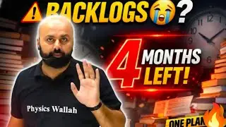 4 months left Backlog Clear Kaise kare  ⚠️ ONE Shot or MISSION 100? | NEET 2026 🔥