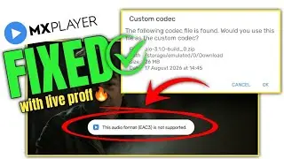 MX Player Me EAC3 Audio Not Supported Fix 2026 🔥| This Audio Format (EAC3) Is Not Supported Solution
