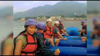 18 KM Shivpuri Rishikesh River Rafting || 18 KM शिवपुरीऋषिकेश रिवर राफ्टिंग || #shorts #short #vlog