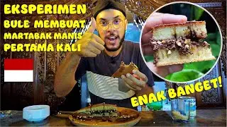 🇲🇨 EKSPERIMEN, BULE MEMBUAT MARTABAK MANIS PERTAMA KALI 🍫🥧
