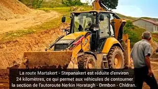 Construction d'infrastructures routi&egrave;res dans les zones vitales de l'Artsakh