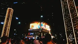 first time at bgc, walking around and watching fireworks 🌆🎆