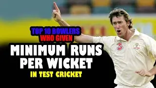 Top 10 Bowlers with Best Bowling Averages in Test Cricket | With Minimum 2000 Overs Bowled