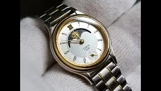 SEIKO ALBA URBAN v806-0150 Sun and Moon Quartz Watch with Small Seconds hand