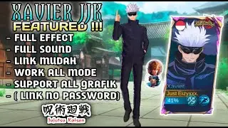 NEW Script Skin Xavier Gojo Satoru Jujutsu Kaisen No Password | Effect & Voice - New Patch MLBB