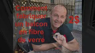 fabrication d'un balcon en fibre de verre avec un 2$