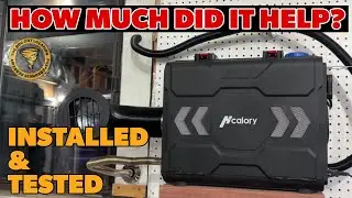 Installing an Hcalory Diesel Heater In 3 Car Garage - Real Temperature Results