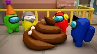 AMONG US POOP! / 0000 / IMPOSTOR POOPED EVERYWHERE! / THE FUNNIEST ANIMATIONS! / #game #memes #funny