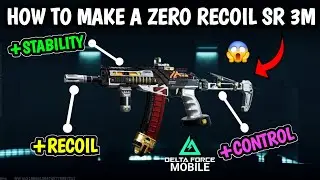 How to Make A NO RECOIL SR-3M in Delta Force Mobile (Zero Recoil Build)