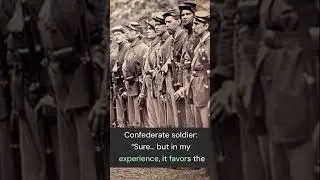 Hilarious Banter Between Union and Confederate Soldiers. #americanwar #civilwarhistory #civilwarera