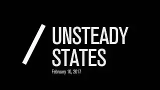 Urban Works Agency Lecture: Unsteady States