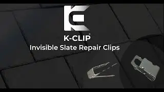 K-Clip&reg;, Invisible Slate Repair Clips. Patent No-GB2312254.2