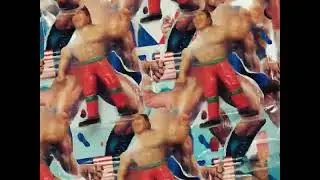 Wrestling Vintage Bootleg A&ntilde;os 80 | Bl&iacute;ster Internacional USA vs USSR | Rare Mini Figures