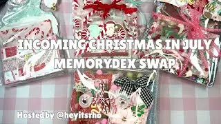 Incoming Christmas in July Memorydex Swap hosted by @heyitsrho