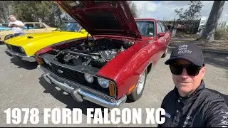 1978 Ford Falcon XC Sedan with a 383ci Stroker Cleveland. Awesome colour choice