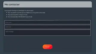 FAIRE UN FORMULAIRE DE CONTACT EN PHP (Part 1/2)
