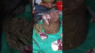 Goat  meat 🥩  cutting process knife a butcher #meatcuttingstyle #