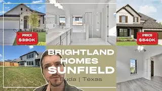 Экскурсия по Brightland Homes Sunfield | Новое строительство в Буде, Техас, 2025