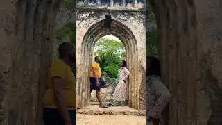 Nature Walk with wife at Gedi Ruins, Malindi Kenya ❤️❤️ #couplegoals