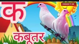 अ से अनार | क से कबूतर | Learn Hindi Alphabets