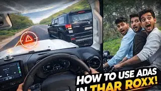 HOW TO USE ADAS IS THAR ROXX l PUBLIC REACTIONS #mahindrathar #thar #mahindrascorpioclassic 