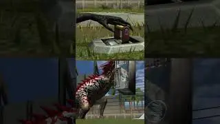 Indominus Rex VS Indoraptor Feeding animation | Jurassic world the game