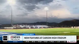 New features at Carson High field as  team plays home opener