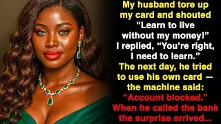 My husband canceled my credit card 