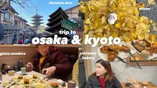 a 4-day trip to osaka & kyoto | relaxed japan trip with 2 kids, sightseeing and foods! | sakimoto