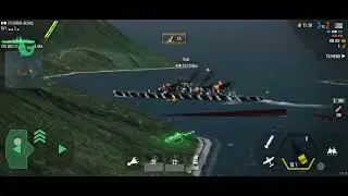 1 vs 6 battle of warship 
