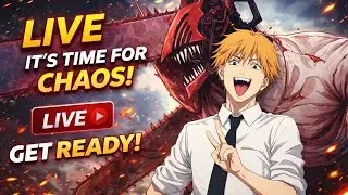LIVE Drawing Chainsaw Man | Anime Art Speed Drawing 🔥✏️