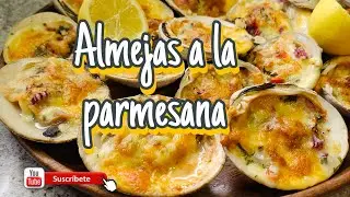 como preparar almejas a la parmesana, paso a paso. #almejas #receta #cocinachilena