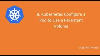Configure a Pod to Use a Persistent Volume
